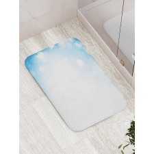 Gradient Effect Blurred Spots Bath Mat