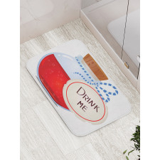 Drink Me Potion in Bottle Bath Mat