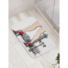 Woman Legs Paris Vendome Bath Mat