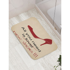 All You Need is New Shoe Bath Mat