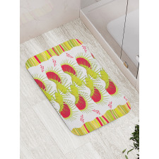 Venus Flytrap and Strips Bath Mat