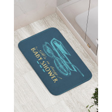 Vintage Boy Stroller Bath Mat