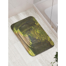 Alley with Oak Trees Bath Mat