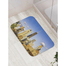 Downtown Chicago Panorama Bath Mat