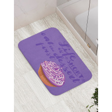 Eat Dessert Vibrant Cupcake Bath Mat