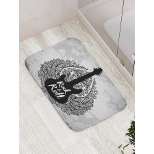 Retro Electric Guitar Bath Mat