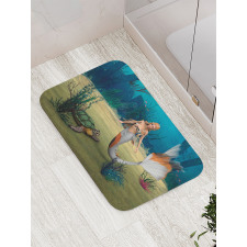 Mermaid Turtle Ocean Bath Mat