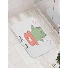 Funny Cactus Shape as Cat Bath Mat