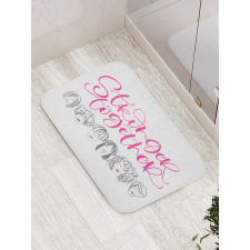 Stronger Together Sketch Bath Mat