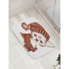 Puppy Hat and Pullover Bath Mat