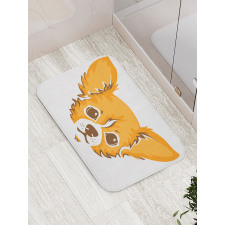 Simplistic Cartoon of Dog Bath Mat