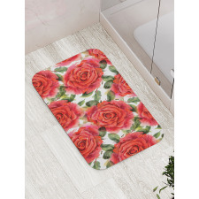 Floral Nostalgic Inspirations Bath Mat