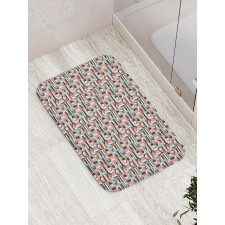 Square and Bisected Bath Mat