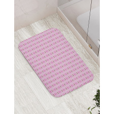 Animal with Glasses Scarf Bath Mat