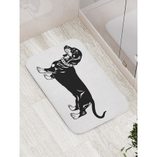 Long Torso Breed Dog Bath Mat