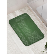 Periodic Table Bath Mat