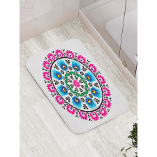 Circular Slav Motif Bath Mat