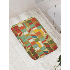 Vintage Library Painting Bath Mat