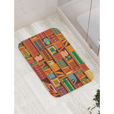 Academic Bookshelves Design Bath Mat