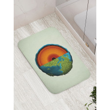 Composition of the Earth Bath Mat