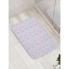 Composition of Gemstones Bath Mat