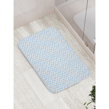 Gemstones Monochrome Design Bath Mat