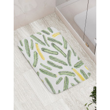 Organic Vegan Design Bath Mat