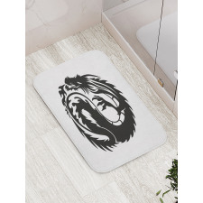 Serpent Belch Flames Bath Mat