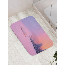 Winter Scenery Bath Mat