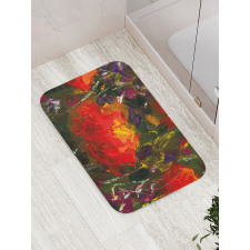 Colorful Composition Bath Mat