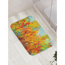 Fine Art Tree Forest Bath Mat