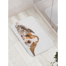 Puppy Kitten Sleeping Bath Mat