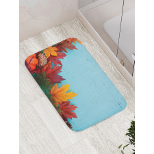 Canadian Maple Foliage Bath Mat