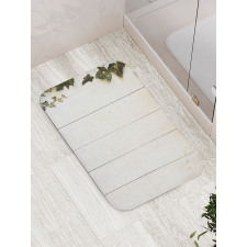 Pastel Retro Foliage Bath Mat