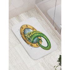 Ship Porthole Tentacles Bath Mat