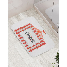 Circus Tent Flagpole Bath Mat