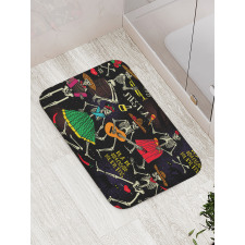 Dia de los Muertos Fiesta Bath Mat