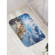 Sky View Houses Bath Mat