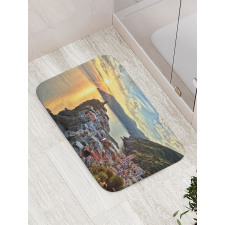 Sunrise View with Cliffs Bath Mat