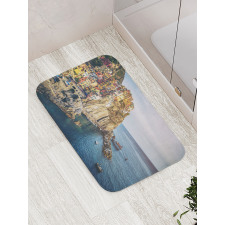 Manarola Village Panorama Bath Mat