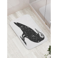 Gothic Art Ornate Bird Bath Mat