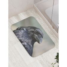 Close up Bird Portrait Bath Mat