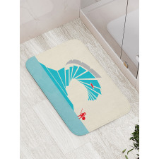 Trojan Horse Greek Male Bath Mat