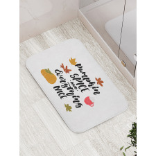 Cheery Autumn Vibes Bath Mat