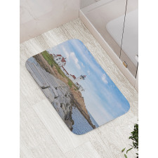 Coastal Harbor Side Bath Mat