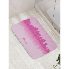 Pastel Silhouette Bath Mat