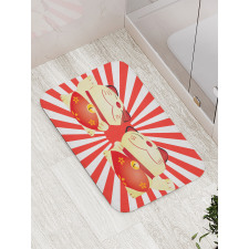 Playful Lucky Cats Bath Mat