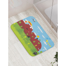 Doodle Land Countryside Bath Mat