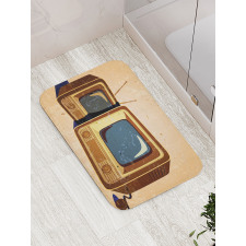 Nostalgic Televisions Bath Mat