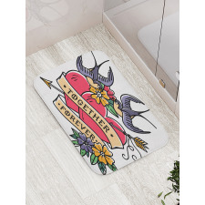 Together Forever Hearts Bath Mat